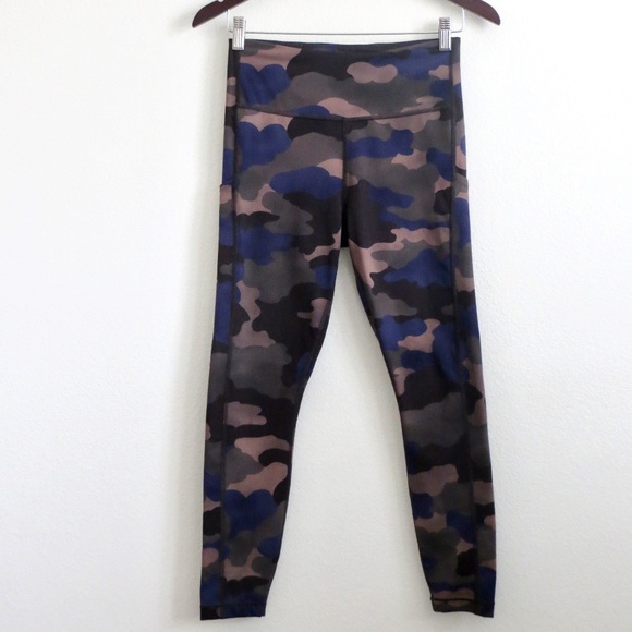 NEW! Athleta Ultimate Stash Camo Leggings Mantra Purple SZ S - Picture 5 of 11